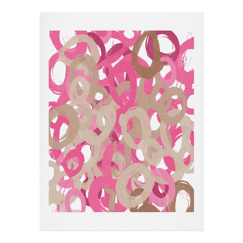 Kent Youngstom Pink Brown Art Print