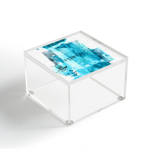 Kent Youngstrom be you blue Acrylic Box