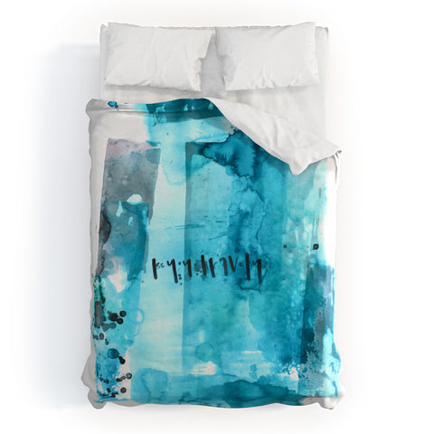 Kent Youngstrom be you blue Duvet Cover