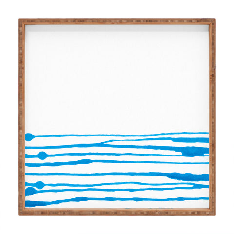 Kent Youngstrom between the blue lines Square Tray