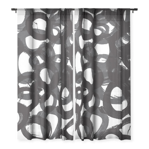 Kent Youngstrom Black Circles Sheer Non Repeat