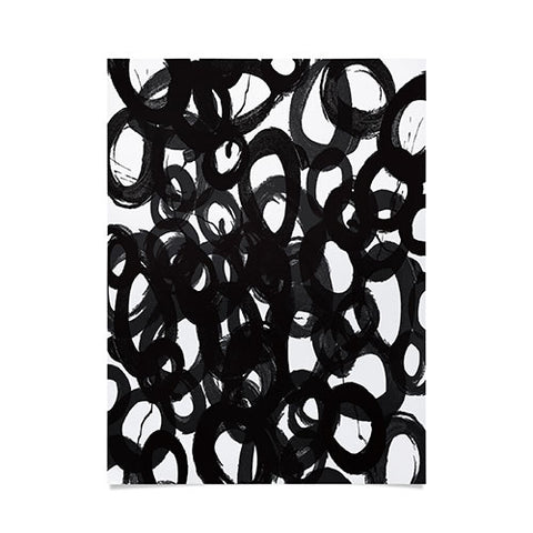 Kent Youngstrom Black Circles Poster