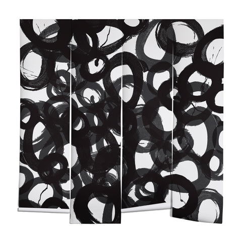 Kent Youngstrom Black Circles Wall Mural