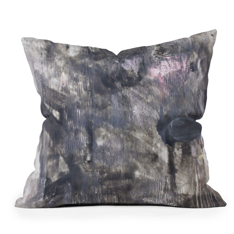 Kent Youngstrom black Throw Pillow