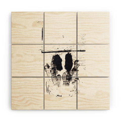 Kent Youngstrom box jumps Wood Wall Mural