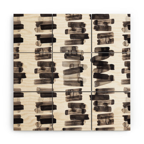 Kent Youngstrom brush strokes Wood Wall Mural