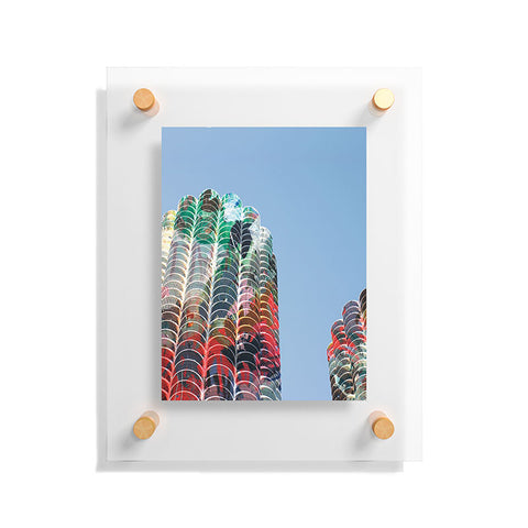 Kent Youngstrom Chicago Towers Floating Acrylic Print
