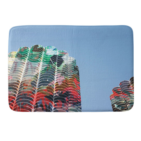 Kent Youngstrom Chicago Towers Memory Foam Bath Mat