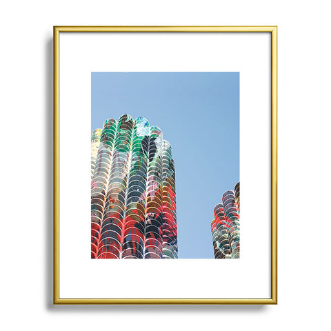 Kent Youngstrom Chicago Towers Metal Framed Art Print