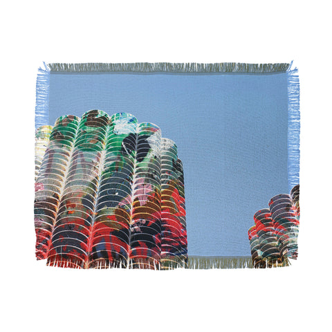 Kent Youngstrom Chicago Towers Throw Blanket