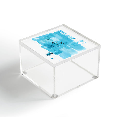 Kent Youngstrom choose happy blue Acrylic Box
