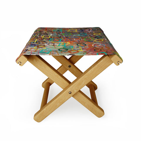 Kent Youngstrom Circle Square Folding Stool