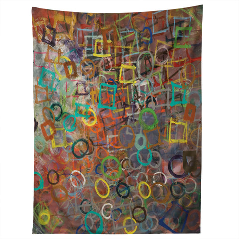 Kent Youngstrom Circle Square Tapestry