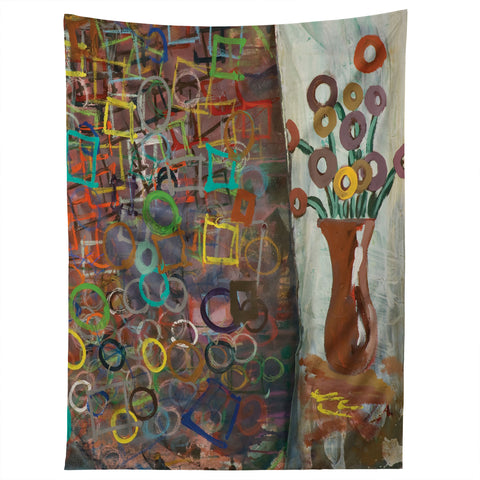 Kent Youngstrom Circle Vase Tapestry