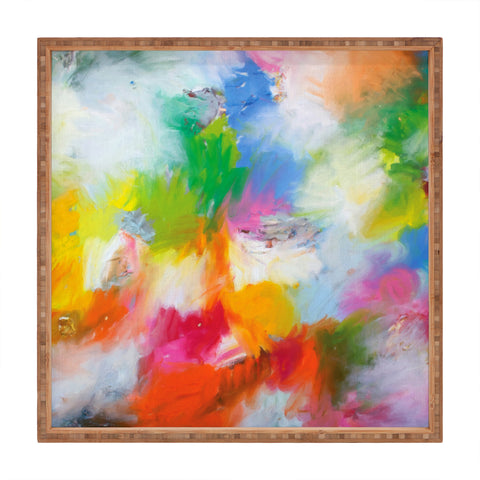 Kent Youngstrom color combustion Square Tray