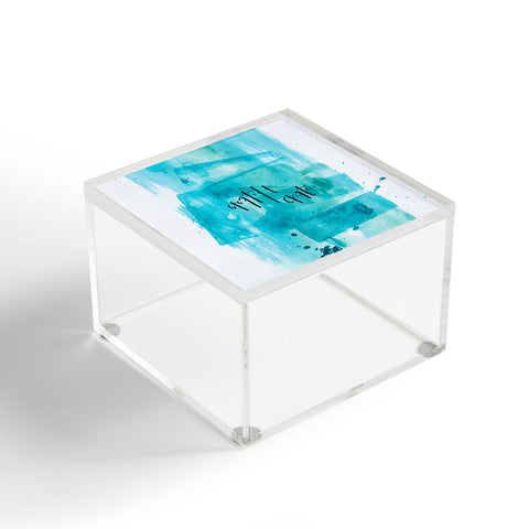 Kent Youngstrom created to create blue Acrylic Box