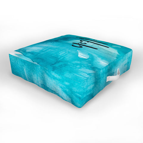 Kent Youngstrom created to create blue Outdoor Floor Cushion