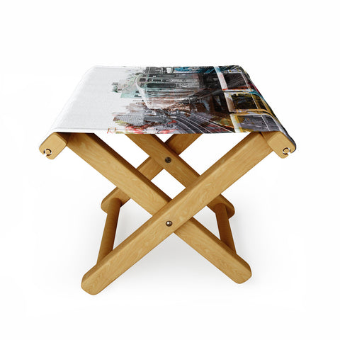 Kent Youngstrom Cubs Win Folding Stool
