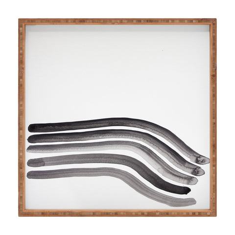 Kent Youngstrom curve stripes Square Tray