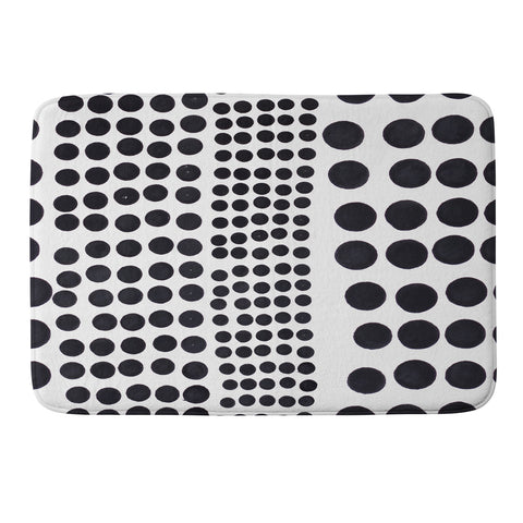 Kent Youngstrom dots of difference Memory Foam Bath Mat