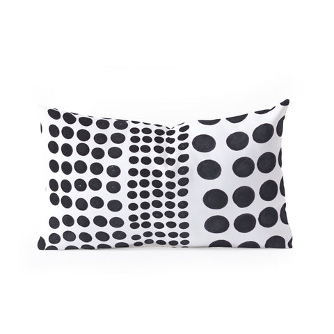 Kent Youngstrom dots of difference Oblong Throw Pillow