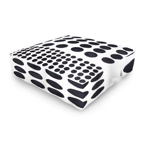 Kent Youngstrom dots of difference Outdoor Floor Cushion