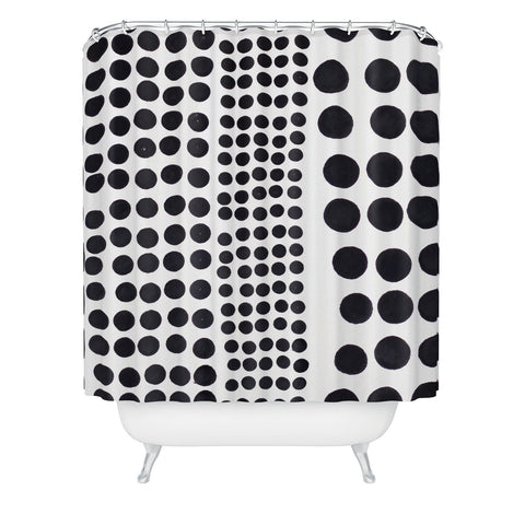 Kent Youngstrom dots of difference Shower Curtain
