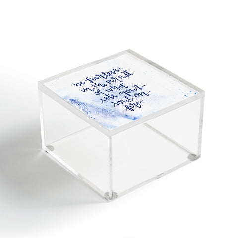 Kent Youngstrom fearless and on fire Acrylic Box