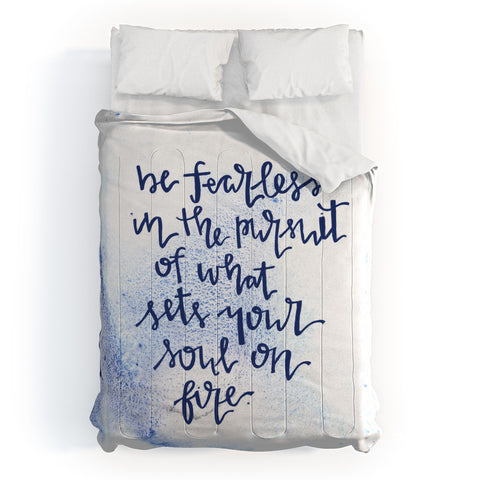 Kent Youngstrom fearless and on fire Comforter