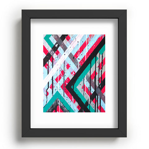 Kent Youngstrom Holiday Stripes Recessed Framing Rectangle