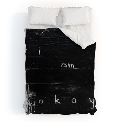 Kent Youngstrom i am okay Duvet Cover