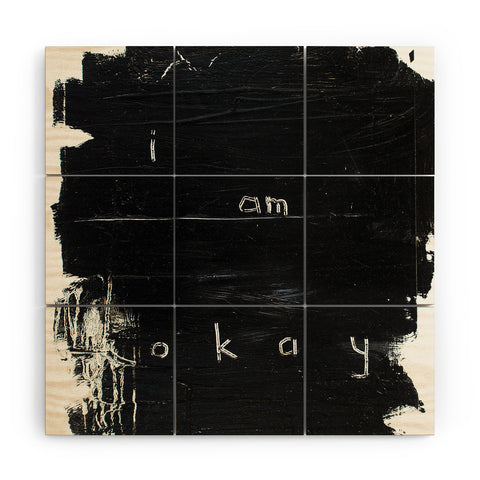 Kent Youngstrom i am okay Wood Wall Mural