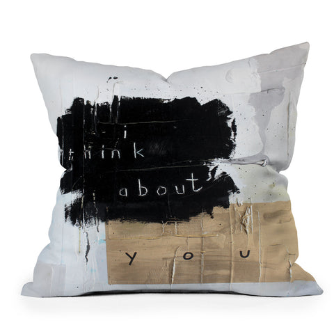Kent Youngstrom i think about you Throw Pillow