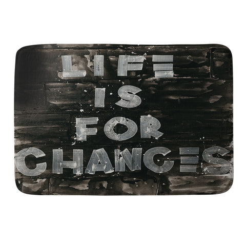 Kent Youngstrom life is for chances Memory Foam Bath Mat