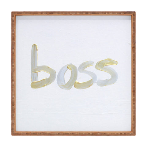Kent Youngstrom like a boss Square Tray