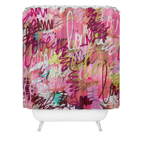 Kent Youngstrom love layers Shower Curtain