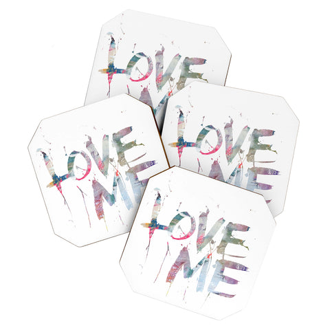 Kent Youngstrom Love Me Two Coaster Set
