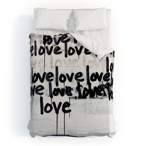 Kent Youngstrom messy love Duvet Cover
