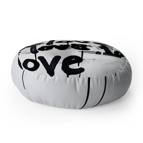 Kent Youngstrom messy love Floor Pillow Round