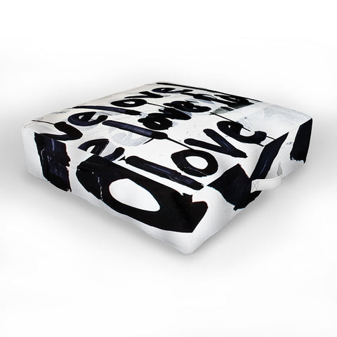 Kent Youngstrom messy love Outdoor Floor Cushion