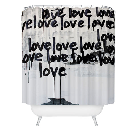 Kent Youngstrom messy love Shower Curtain