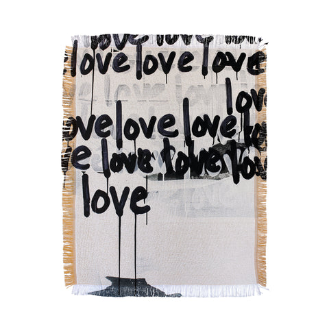 Kent Youngstrom messy love Throw Blanket