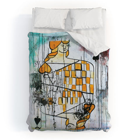 Kent Youngstrom Never Chase The Queen Duvet Cover