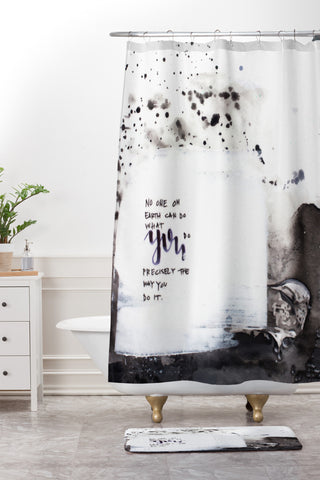Kent Youngstrom no one like you Shower Curtain And Mat