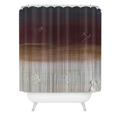 Kent Youngstrom non fat mocha wit a caramel drizzle Shower Curtain