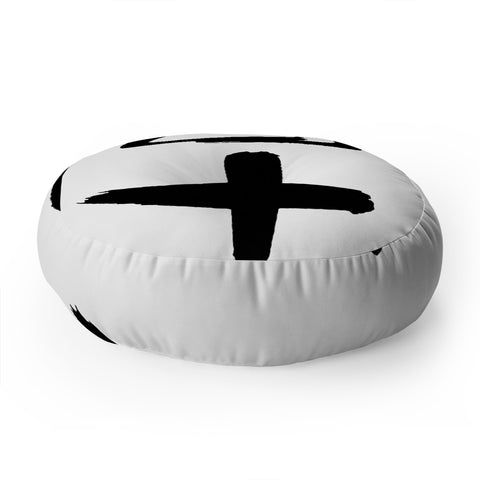 Kent Youngstrom oh cross Floor Pillow Round
