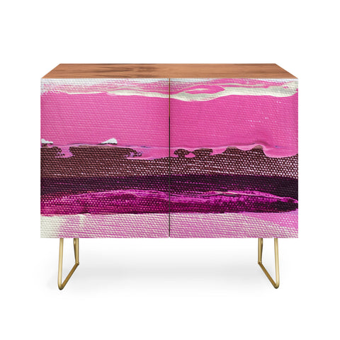 Kent Youngstrom pink stripes Credenza