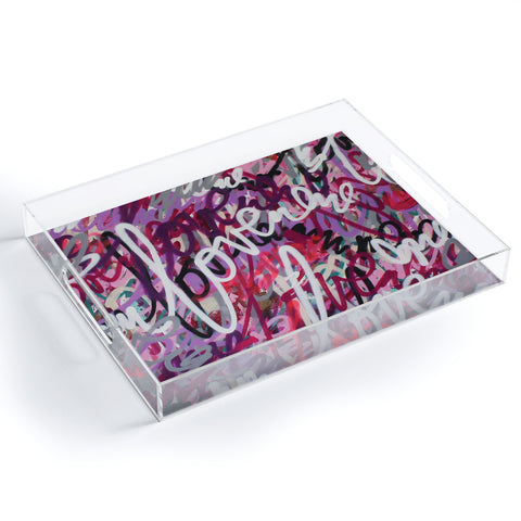 Kent Youngstrom punk pink Acrylic Tray