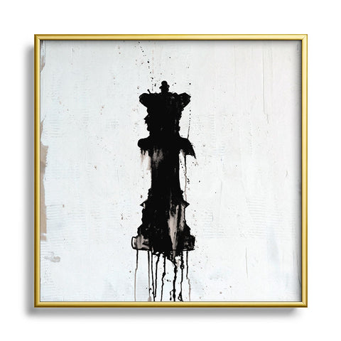 Kent Youngstrom Queen Metal Square Framed Art Print