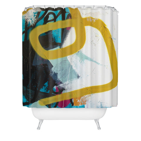 Kent Youngstrom race way Shower Curtain